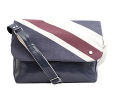 Ben Sherman Union print messenger Bag
